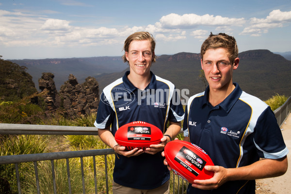 AFL 2016 Media - Will Setterfield and Harry Perryman - 479185