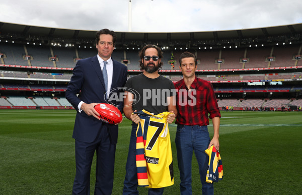 AFL 2017 Media - AFL CEO Gillon McLachlan and The Killers Press Conference - 555421