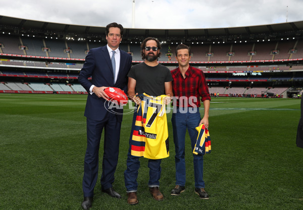 AFL 2017 Media - AFL CEO Gillon McLachlan and The Killers Press Conference - 555425