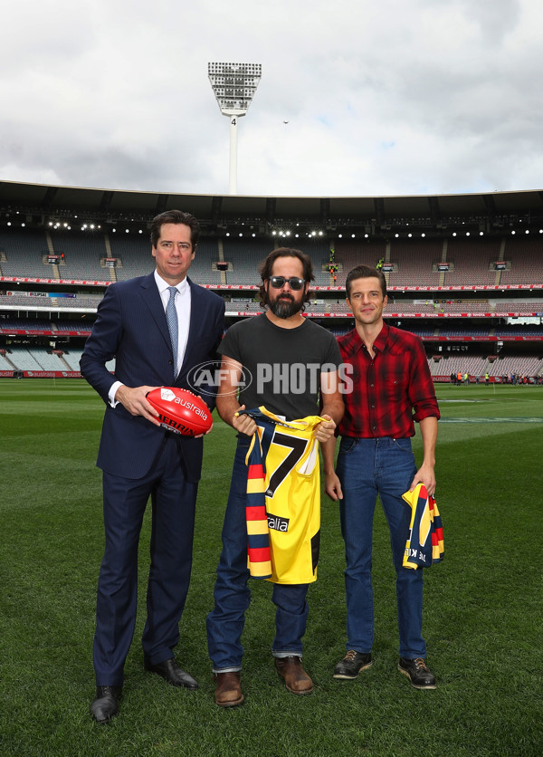 AFL 2017 Media - AFL CEO Gillon McLachlan and The Killers Press Conference - 555444