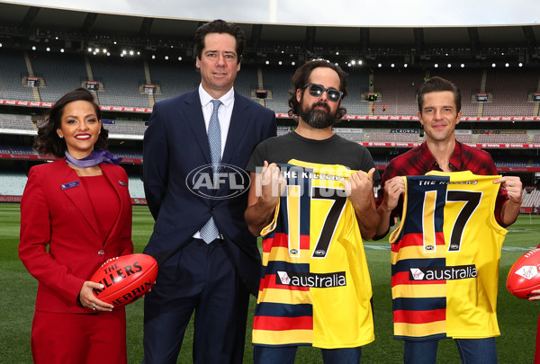 AFL 2017 Media - AFL CEO Gillon McLachlan and The Killers Press Conference - 555428