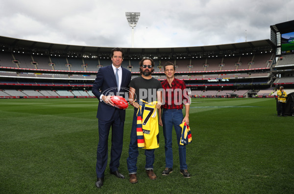 AFL 2017 Media - AFL CEO Gillon McLachlan and The Killers Press Conference - 555422