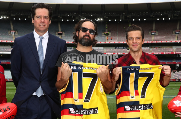 AFL 2017 Media - AFL CEO Gillon McLachlan and The Killers Press Conference - 555434