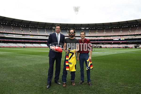 AFL 2017 Media - AFL CEO Gillon McLachlan and The Killers Press Conference - 555487