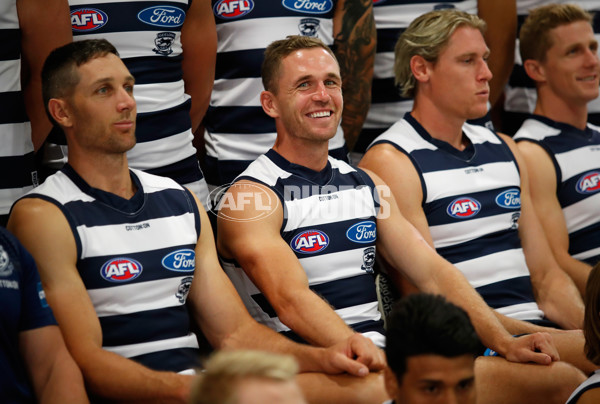 AFL 2018 Media - Geelong Cats Team Photo Day - 567797