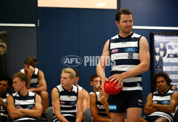 AFL 2018 Media - Geelong Cats Team Photo Day - 567807
