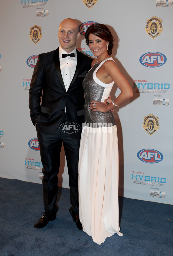 AFL 2011 Media - Brownlow Medal Blue Carpet - 244103