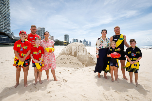 AFL 2024 Media - Gold Coast Opening Round Media Opportunity - A-46377352