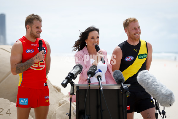 AFL 2024 Media - Gold Coast Opening Round Media Opportunity - A-46379506